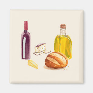 Aimant Gastronome Campagne Italienne