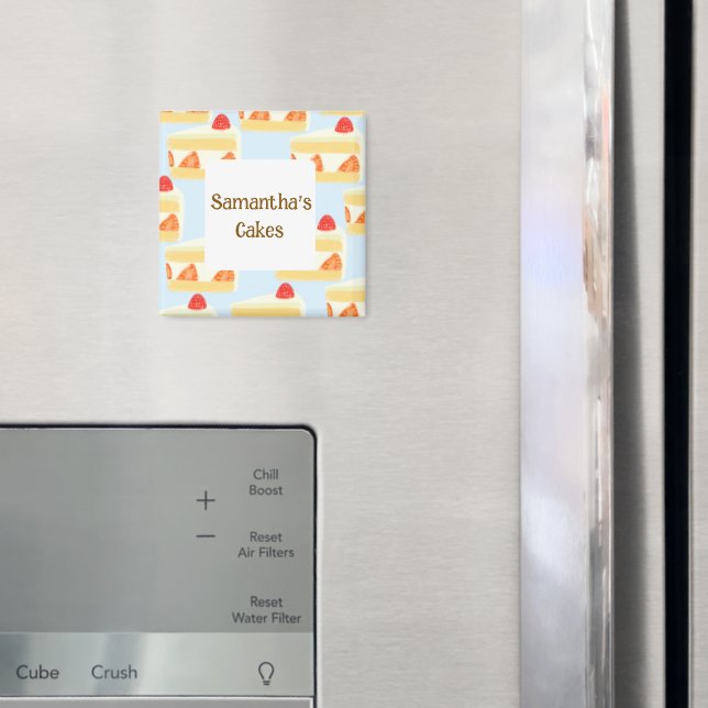 Aimant Gâteau aux fraises (In situ (réfrigérateur))