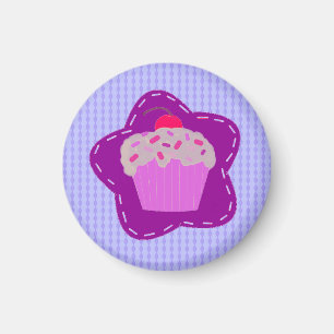 Aimant Gâteau cupcake glacé