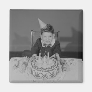 Aimant Gâteau d'anniversaire