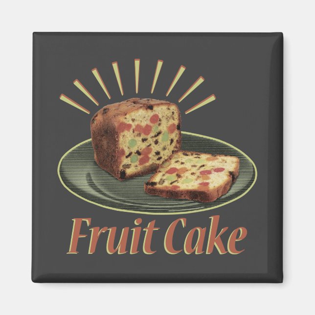 Aimant Gâteau De Fruits Gâteau Aux Fruits (Devant)