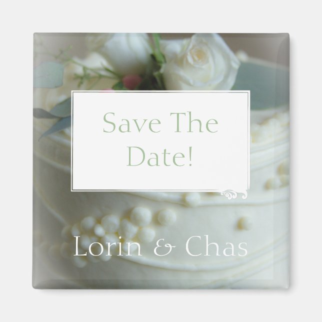 Aimant Gâteau mariage (Devant)