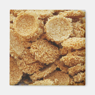 Aimant Gâteaux de riz soufflé ~ Sucres asiatiques Dessert