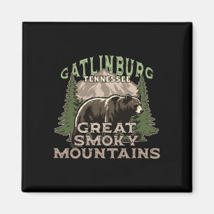 Aimant Gatlinburg tennessee grandes montagnes smoky