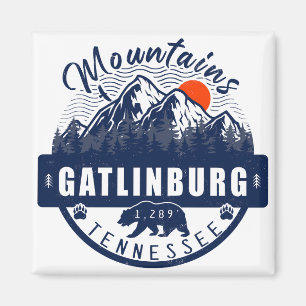 Aimant Gatlinburg Tennessee Mountains Souvenirs