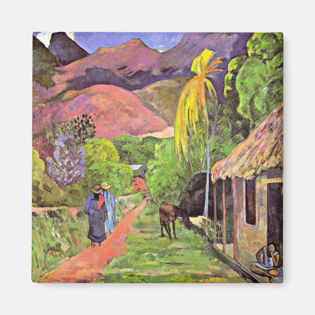 Aimant Gauguin - Route à Tahiti (Devant)