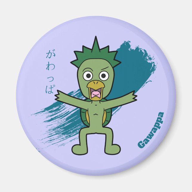 Aimant Gawappa - Yokai japonais (Devant)
