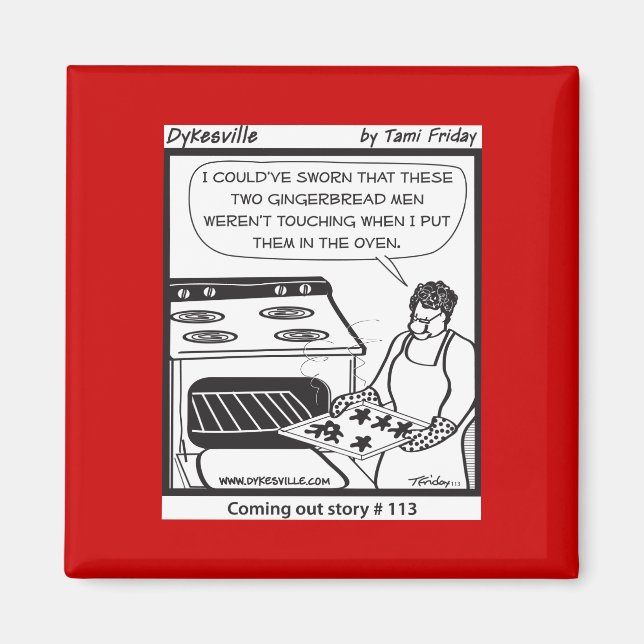 Aimant Gay pain d'épices Hommes (Devant)