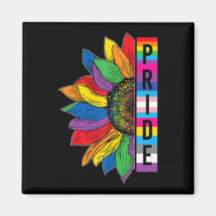 Aimant Gay pride Sunflower Mois de sensibilisation LGBT 2