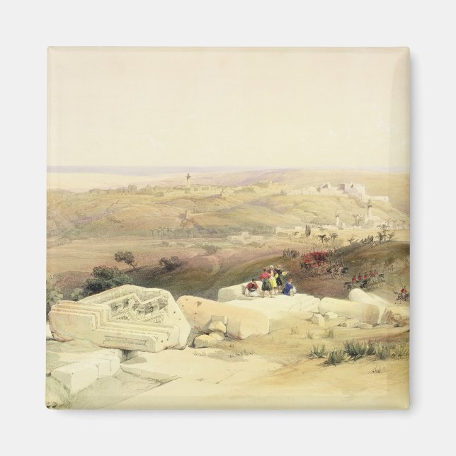 Aimant Gaza, plaque du Volume II de 'La Terre Sainte' (Devant)