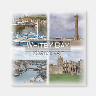 Aimant GB0145 Europe, Angleterre, Whitby Bay, Frigo