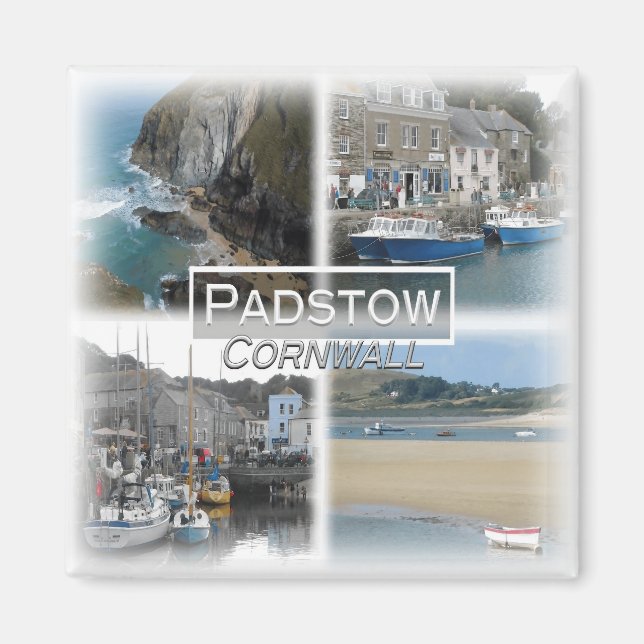 Aimant GB0150 Europe, Angleterre, Cornwall, Padstow, Frig (Devant)