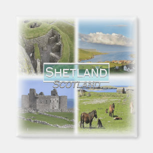 Aimant GB0155 Europe, Ecosse, Shetland, Frigo