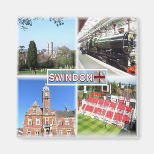 Aimant GB Swindon ^ Centre ville - Musée ferroviaire - V