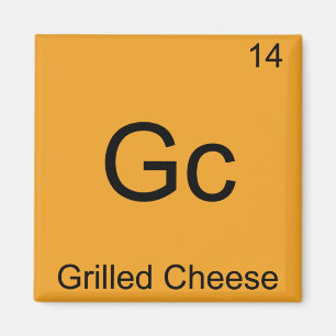 Aimant Gc - Fromage Grillé Symbole de l'élément de chi