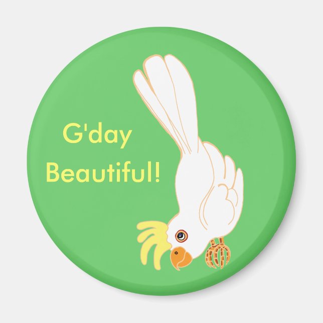 Aimant G'day belle ! (Devant)