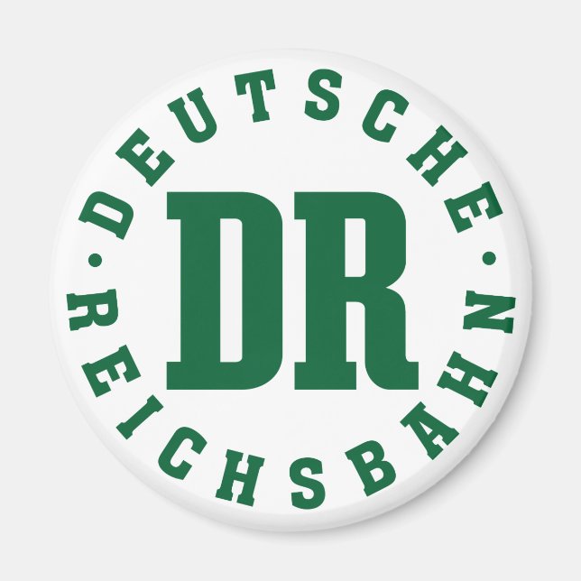 Aimant GDR / DDR Railway - Deutsche Reichsbahn Sign (Devant)