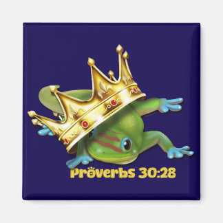 Aimant Gecko avec couronne—Proverbes