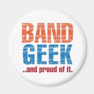 Aimant "Geek de bande...et fier de lui."Magnet
