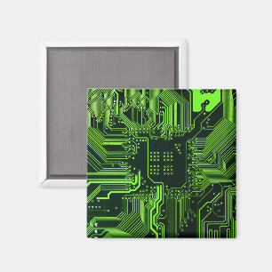 Aimant Geek de la carte de circuit électronique Nerd PCB