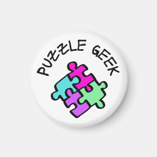 Aimant Geek de puzzle