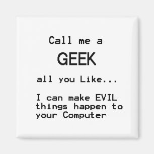 Aimant Geek informatique