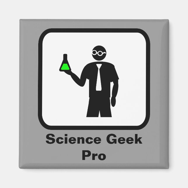 Aimant Geek scientifique Pro (Devant)