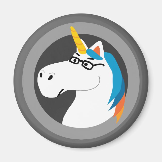 Aimant Geekicorn (Devant)