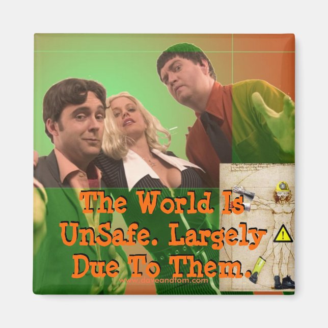 Aimant Geeks de sécurité : Vaisseau SVI (Devant)