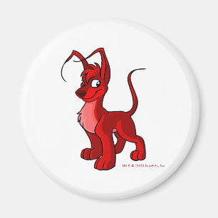 Aimant Gelert rouge fier