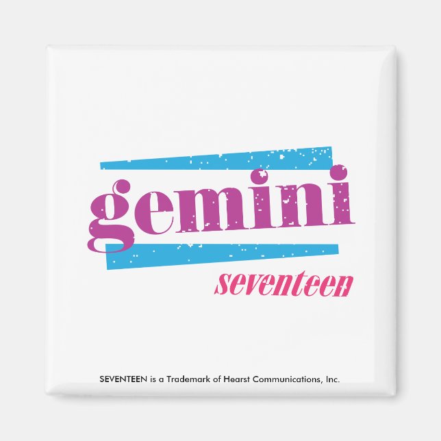 Aimant Gemini violet (Devant)