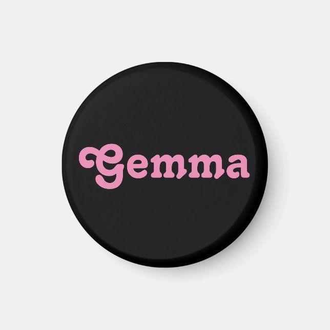 Aimant Gemma magnétique (Devant)