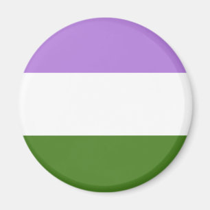 Aimant Genderqueer Pride Flag