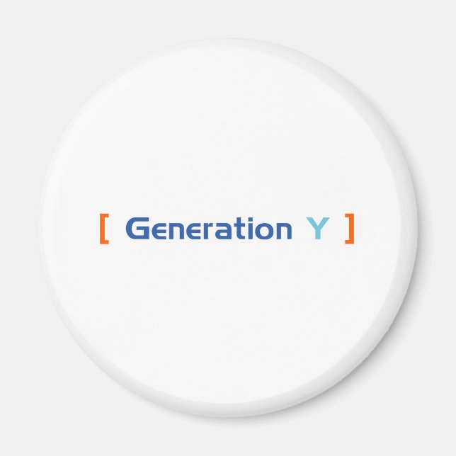 Aimant Génération Y (Devant)