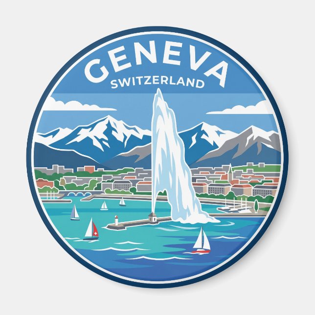 Aimant Genève Suisse (Devant)