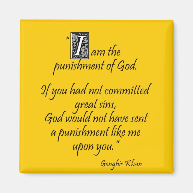 Aimant Genghis Khan... (Devant)