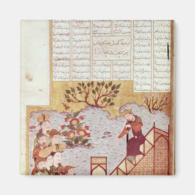 Aimant Genghis Khan s'adresse à une congrégation (Devant)