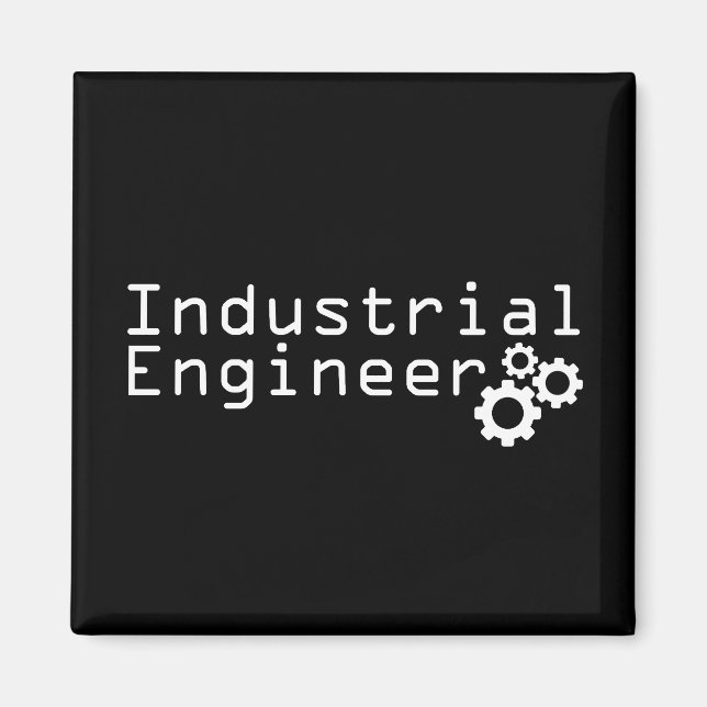 Aimant Génie Industriel Ingénieur Drôle (Devant)