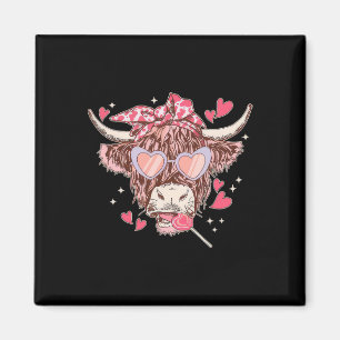 Aimant Génisse Vache Occidentale Lunettes de soleil Drôle