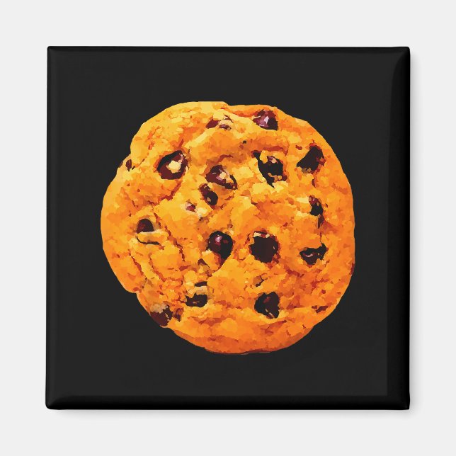Aimant Génoise au chocolat géante  (Devant)