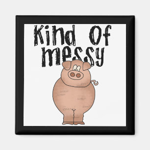 Aimant Genre de porc de T-shirts et de cadeaux malpropres