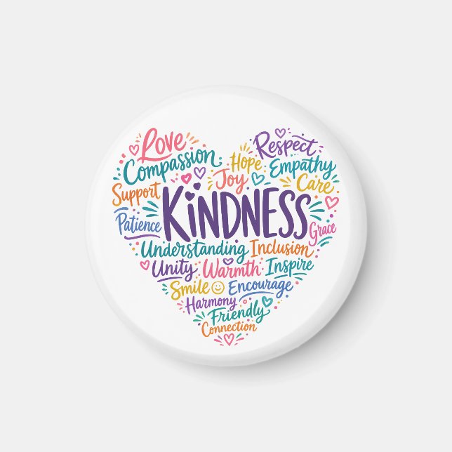 Aimant Gentillesse compassion empathie et respect (Devant)