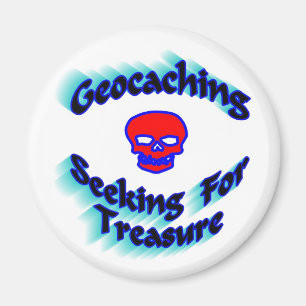 Aimant Geocaching cherchant pour le trésor