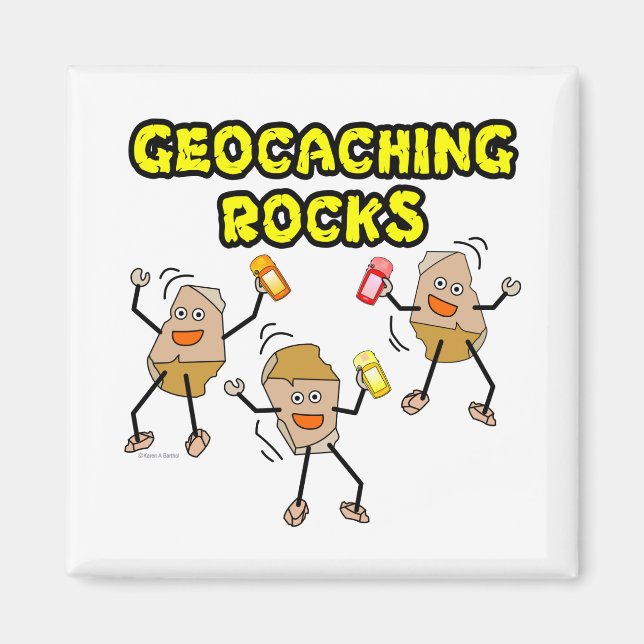 Aimant Géocaching Rocks (Devant)