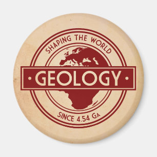 Aimant Géologie formant le logo du monde (l'Europe)