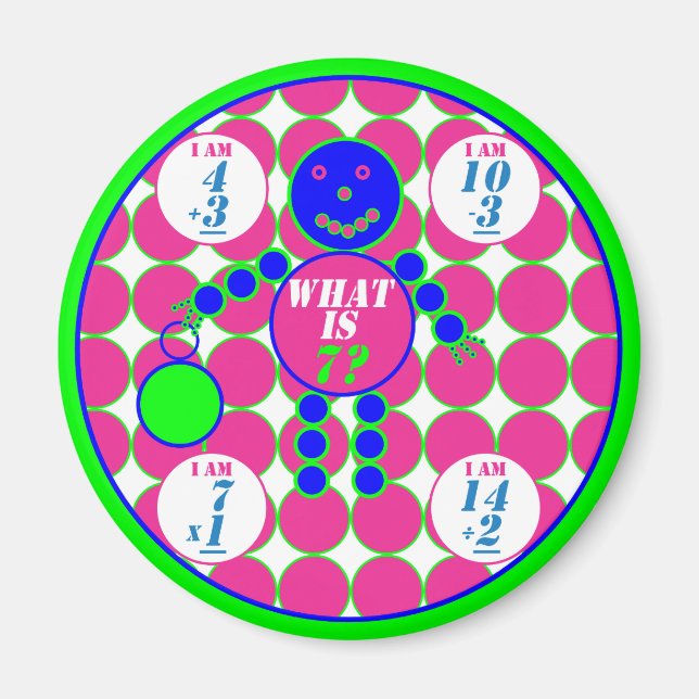 Aimant Géométrie-aimant-cercle-âge 7 (Devant)