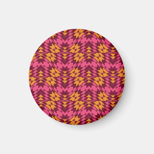 Aimant Géométrie intemporelle : Motif sans couture (Devant)