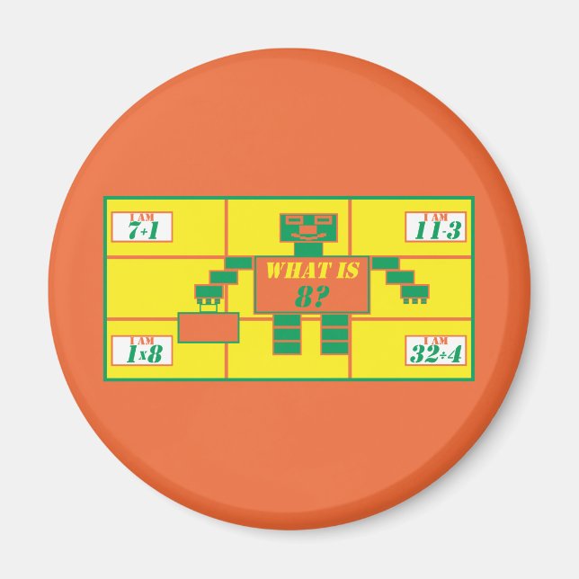 Aimant Géométrie-Magnet-Rectangle-Âge 8 (Devant)