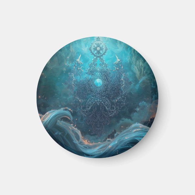 Aimant Géométrie mystique de la mer du Nord (Devant)