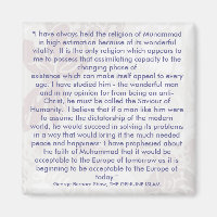 George Bernard Shaw cite l'aimant frigo